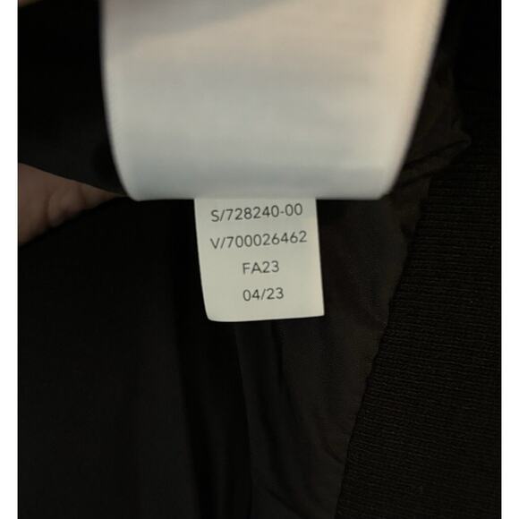 Athleta Endless Bomber Jacket Black Sz.Large NWT $139 Sustainable Fabric Stretch - Picture 8 of 8